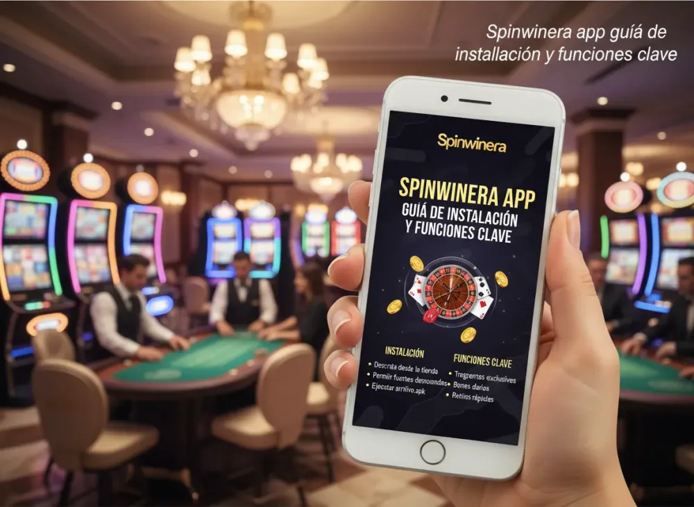 Spinwinera app guía de instalación y funciones clave