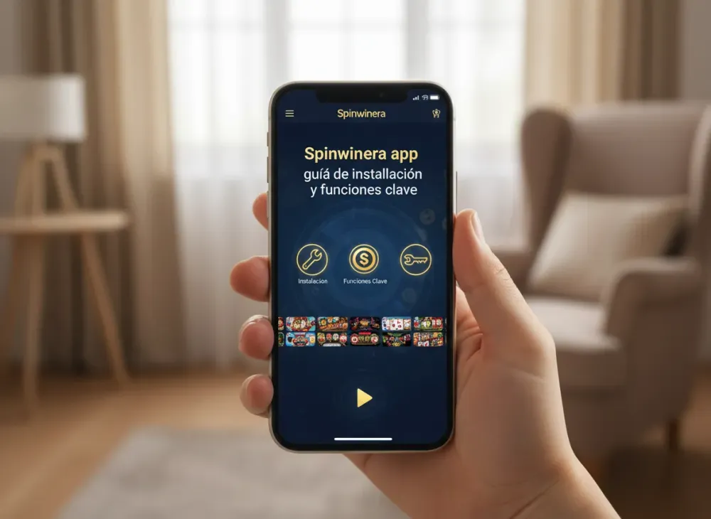 Spinwinera app guía de instalación y funciones clave