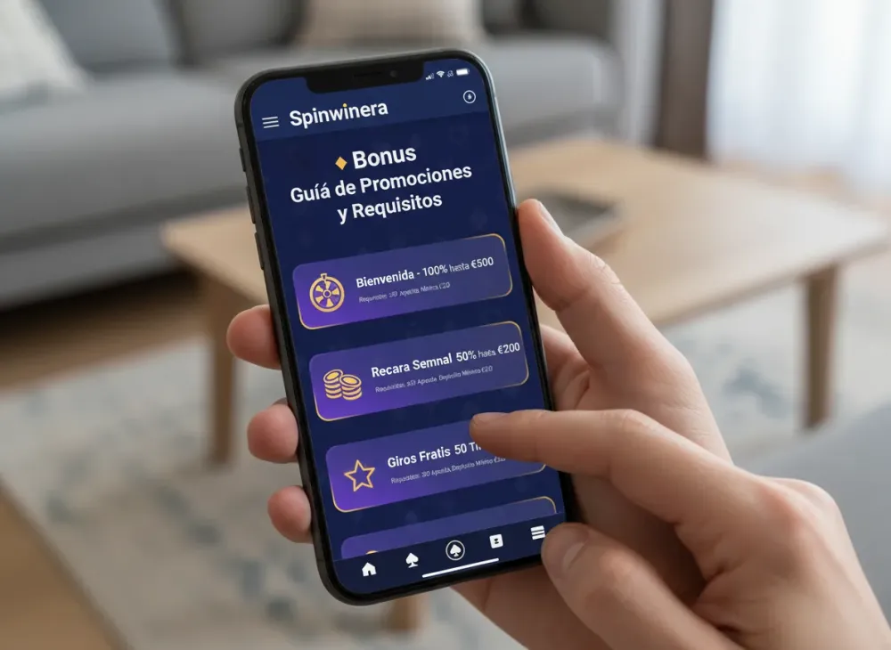 Spinwinera bonus guía de promociones y requisitos